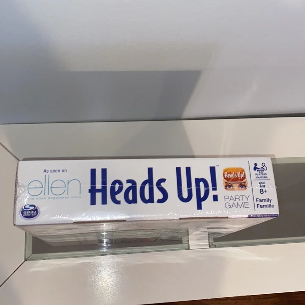 SpinMaster Heads Up Party Game 3rd Edition-As Seen On Ellen-Brand New in Plastic